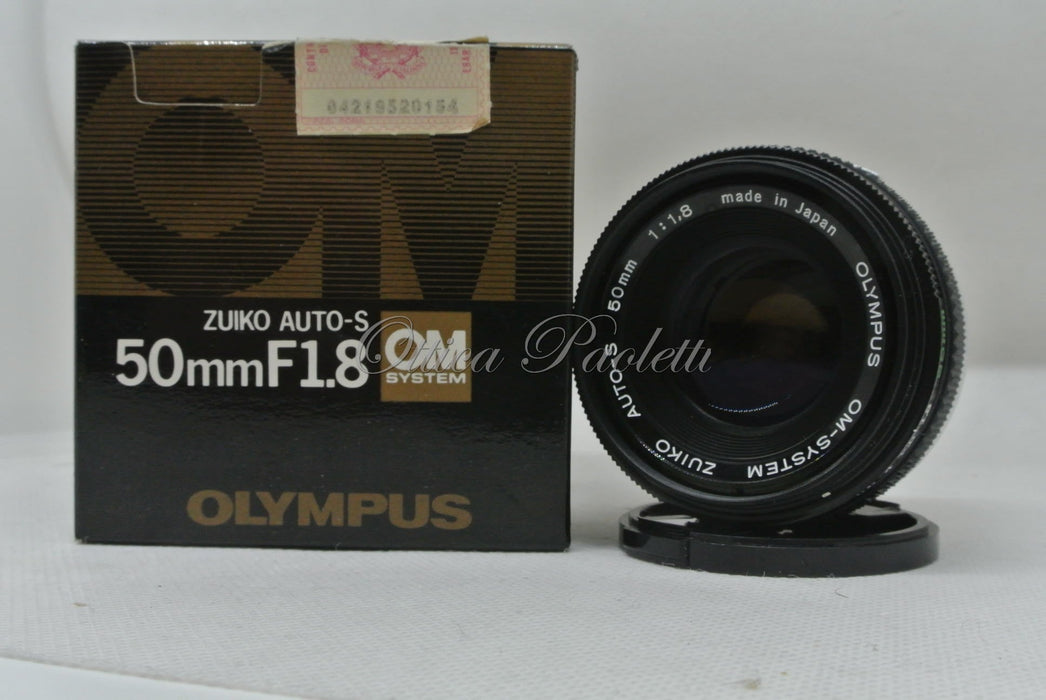 Olympus OM-System Zuiko Auto-S 50 mm 1:1.8 Usato