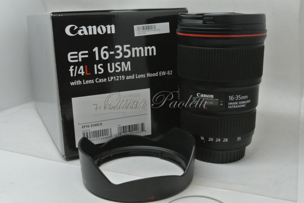 Canon EF 16-35 mm 1:4 L IS USM Usato