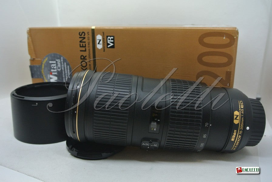 Nikon AF-S Nikkor 70-200 mm 1:4 G ED VR N Usato
