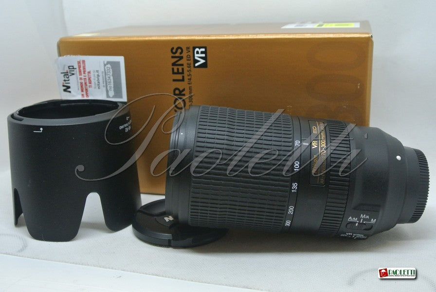 Nikon AF-P Nikkor 70-300 mm 1:4.5-5.6 E ED VR Usato