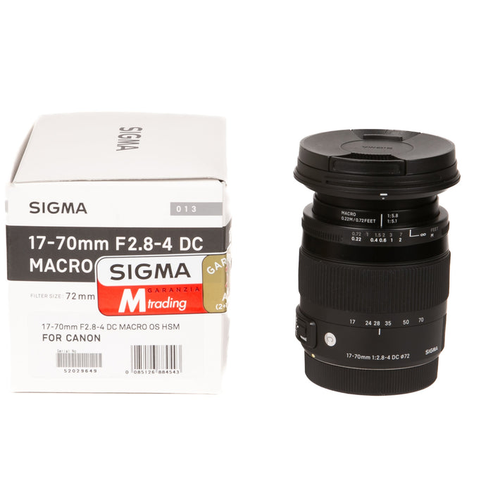 Sigma 17-70mm f/2.8-4 DC Macro (C) - Per Canon