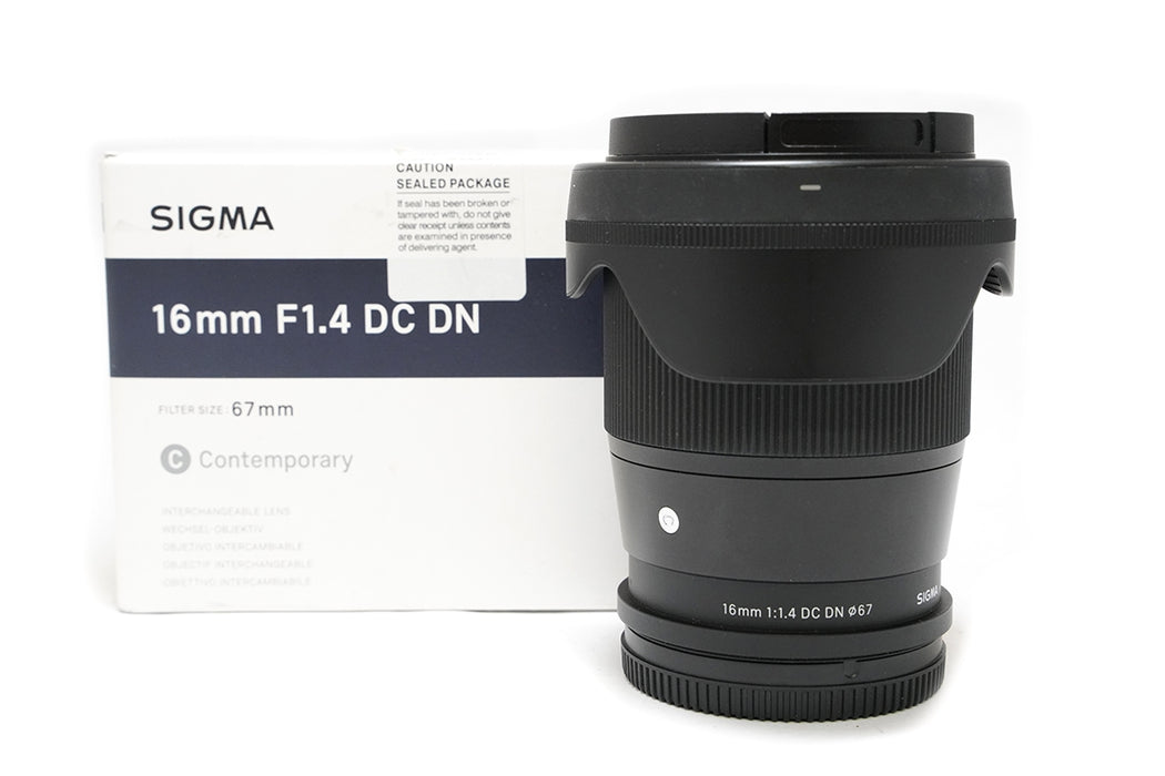 OBIETTIVO SIGMA 16MM F1.4 DC DN L MOUNT