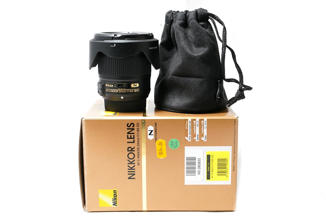 OBIETTIVO NIKKOR AFS 20MM F1.8 G ED BELLO