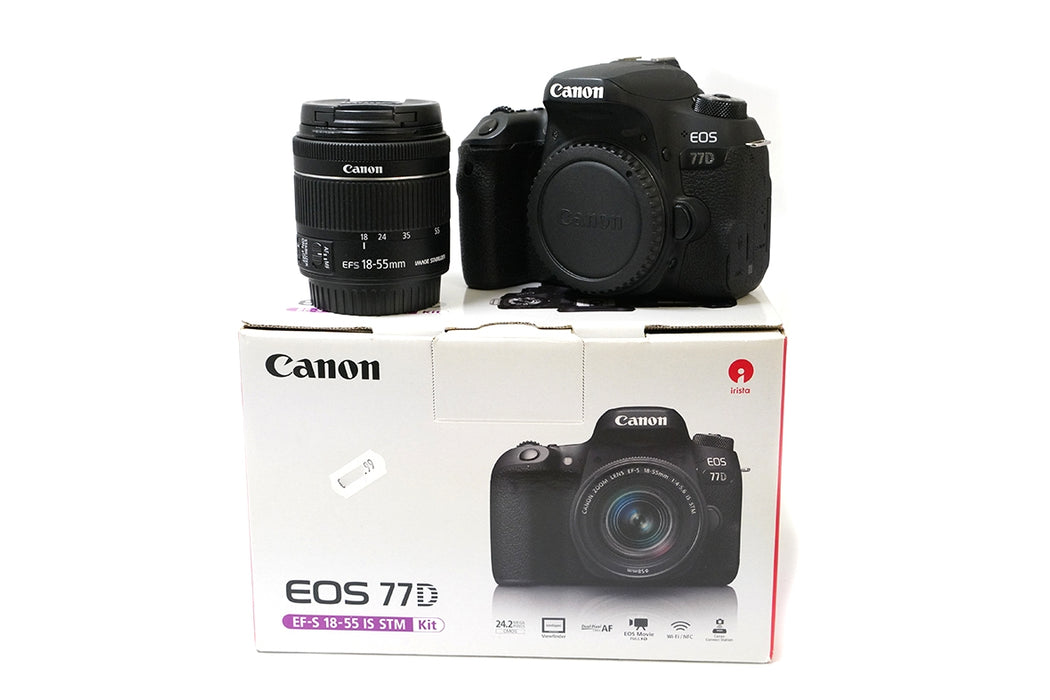 FOTOCAMERA CANON EOS 77D CON 18-55MM STM SCATTI 24350