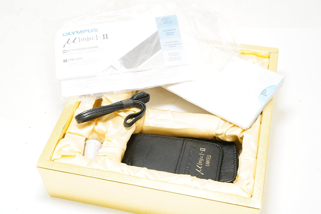 Scatola e custodia per Olympus Mju II Limited