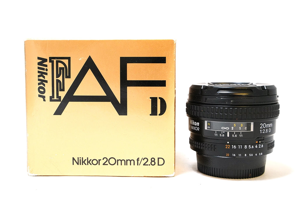 OBIETTIVO NIKON AI-S AF-D NIKKOR 20MM F2.8 D