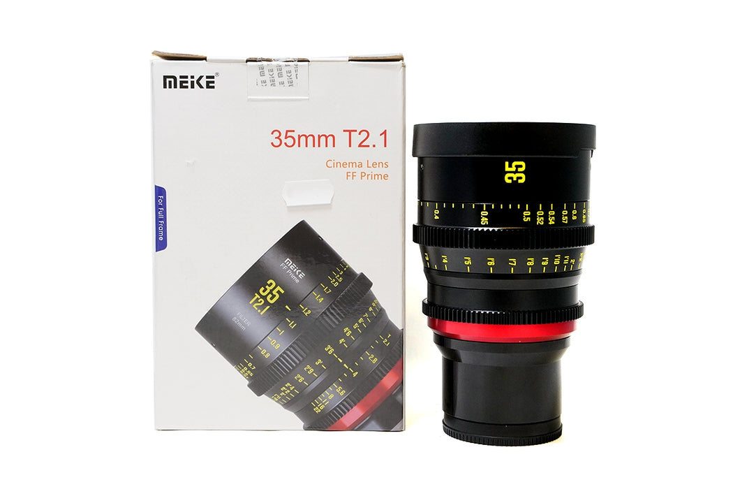OBIETTIVO CINEMA FF PRIME MEIKE 35MM T2.1 PER FULL FRAME E-MOUNT - COME NUOVO