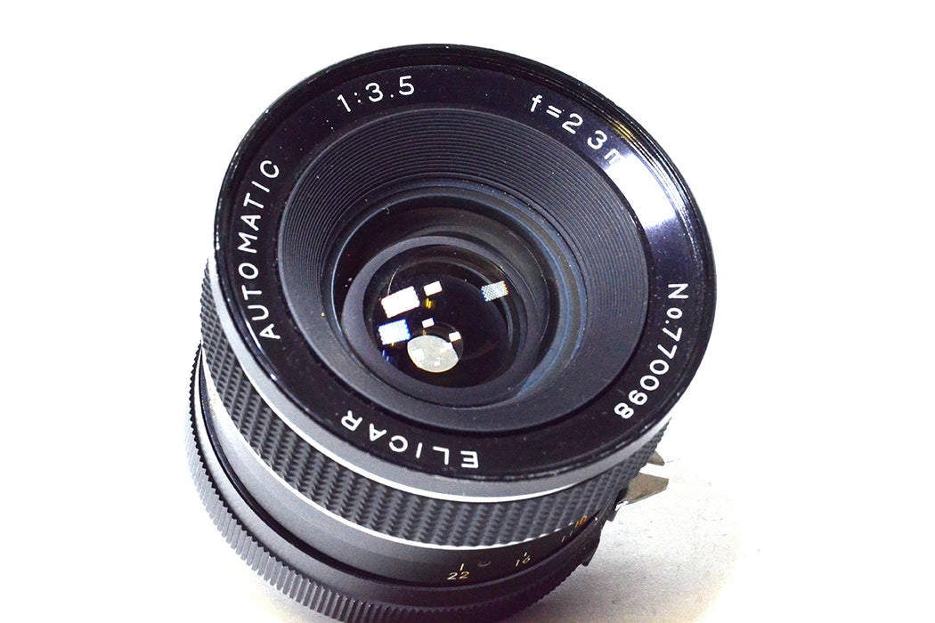 Obiettivo manuale Elicar 23mm F3.5 per Nikon F -leggi-