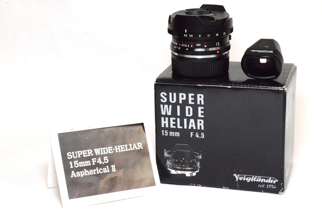 Obiettivo manuale Voigtlander Super Wide Heliar 15mm F4.5 Mmount