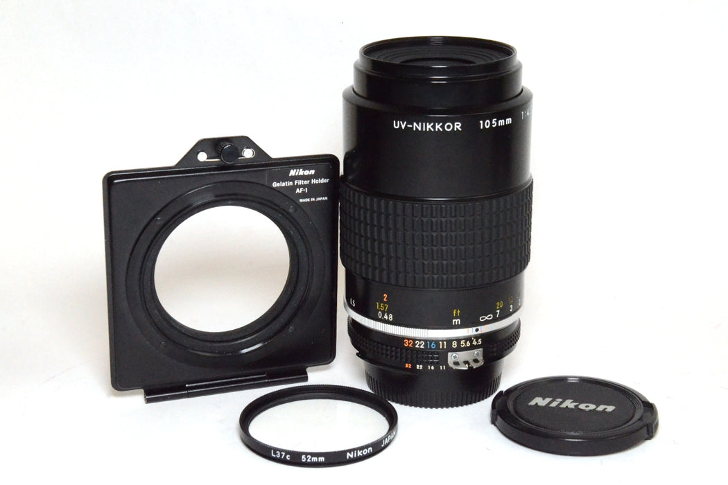 Obiettivo manuale UV-Nikkor 105mm F4.5 RARO