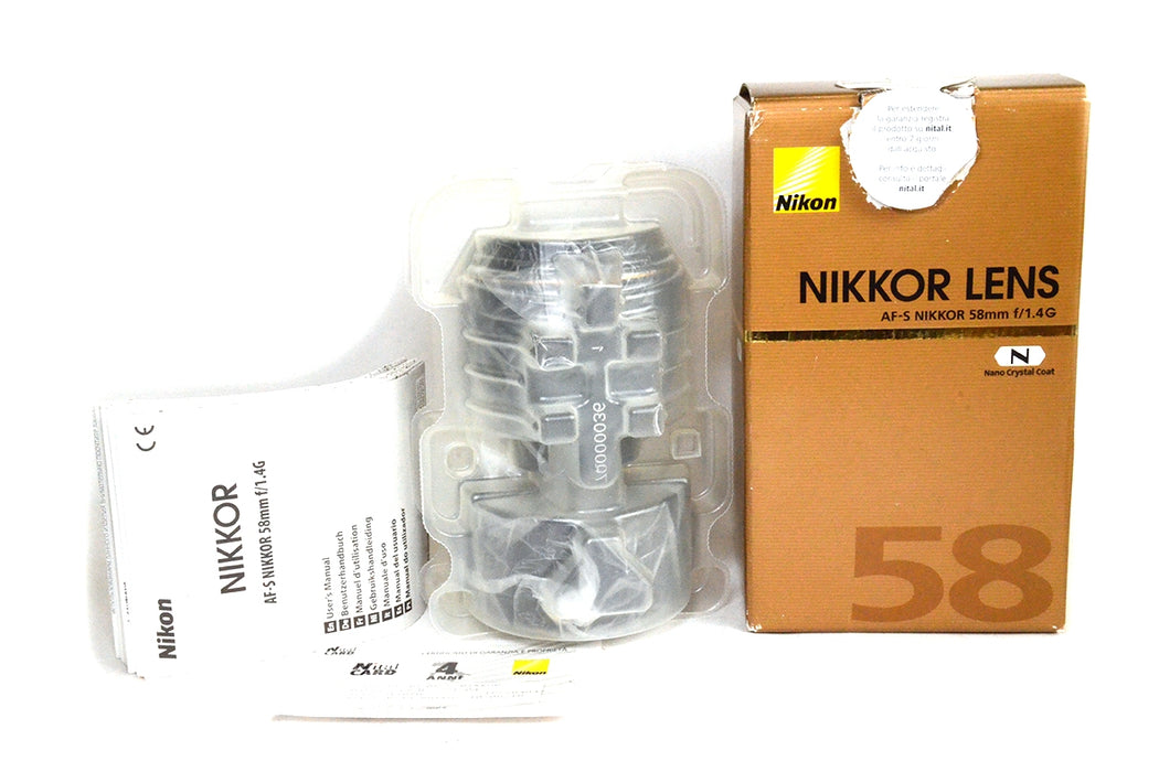 OBIETTIVO NIKKOR AFS 58MM F1.4 G MOLTO BELLO
