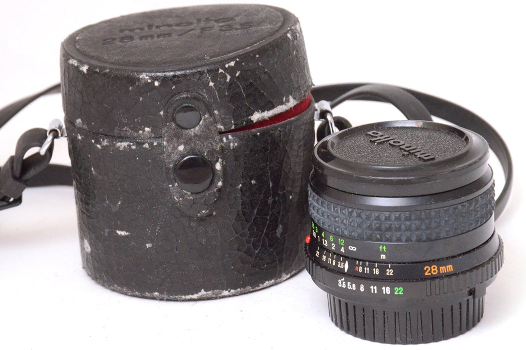 Minolta MD W. Rokkor28mm F3.5 Obiettivo Supergrandangolo