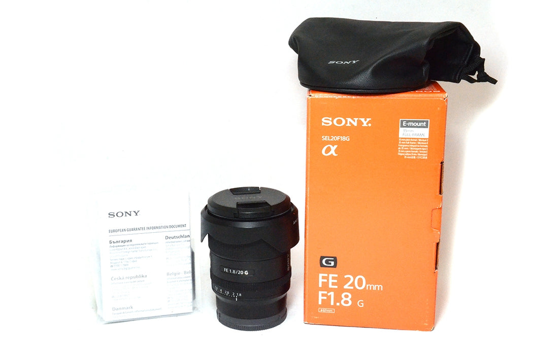 OBIETTIVO SONY FE 20MM F1.8 COME NUOVO