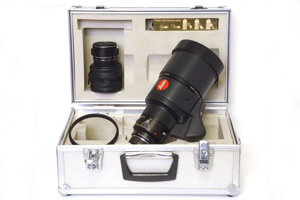 Leitz Leica Apo-Telyt-R 12.8 / 280 Kit con Duplicatore, Filtro, Valigia Flying Case ecc...