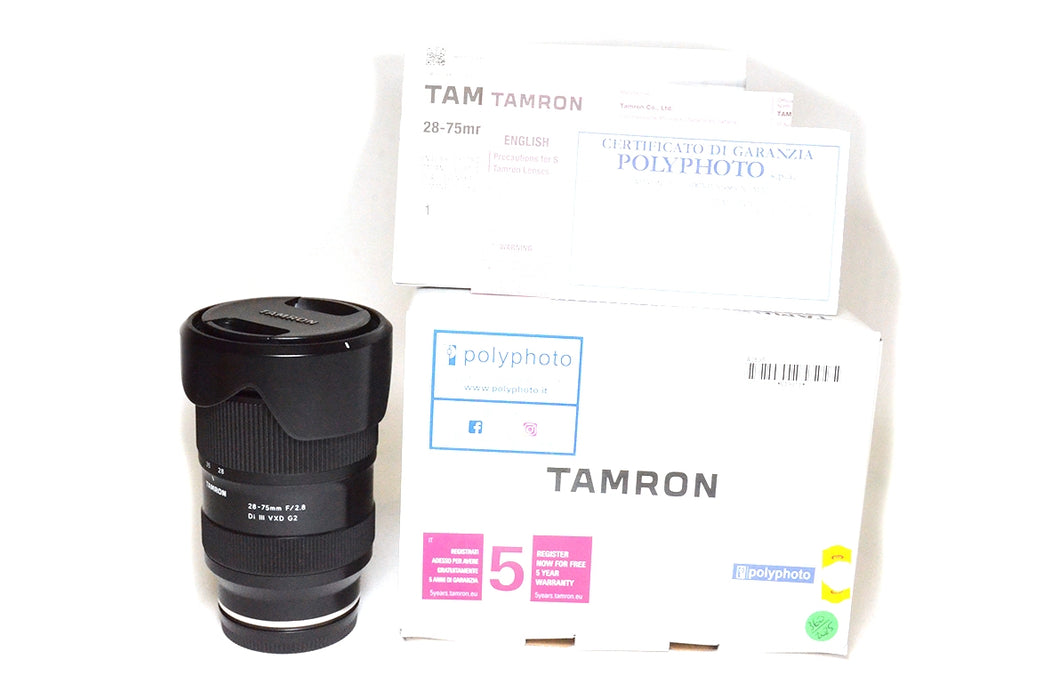 OBIETTIVO TAMRON 28-75MM F2.8 DI III VXD G2 PER SONY E