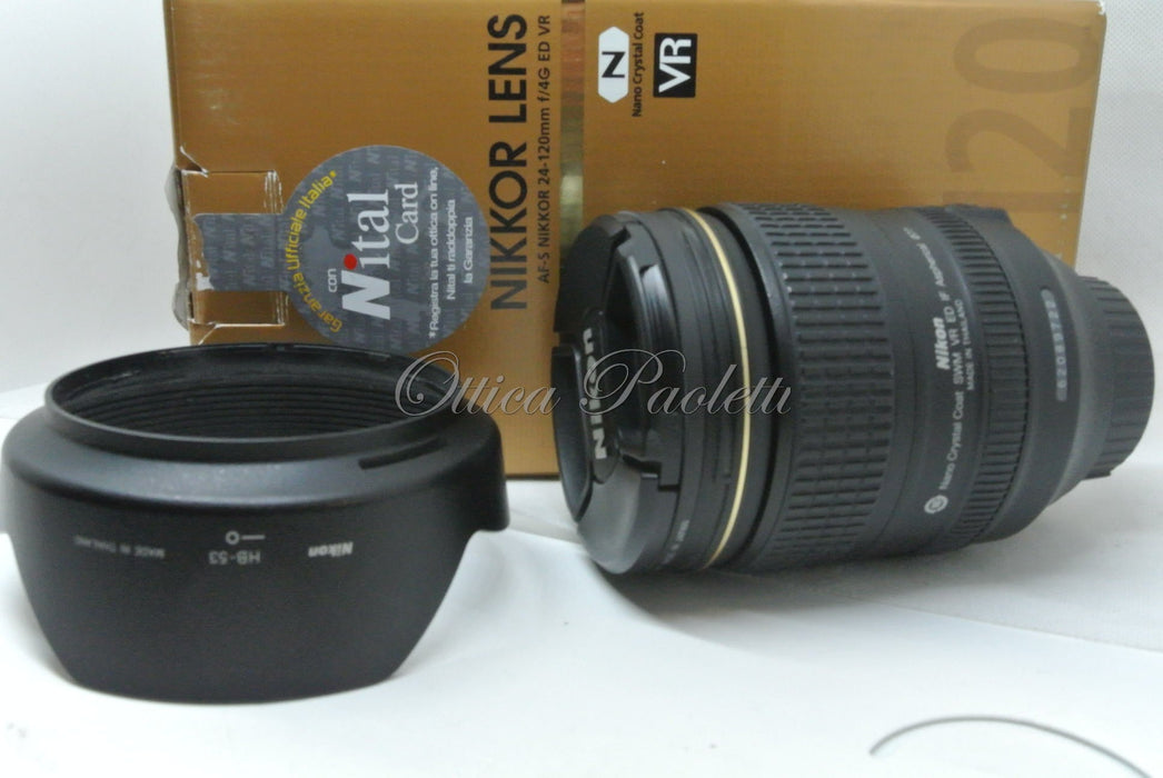Nikon AF-S Nikkor 24-120 mm 1:4 G ED VR N Usato