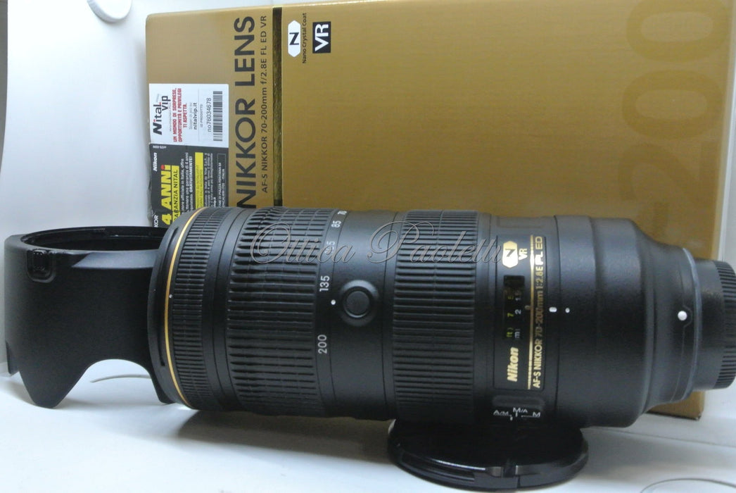 Nikon AF-S Nikkor 70-200 mm 1:2.8E FL ED VR N Usato