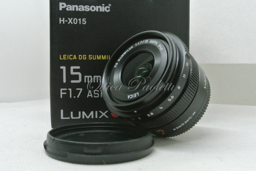 Panasonic Leica DG Summilux 15 mm 1:1.7 ASPH. Usato