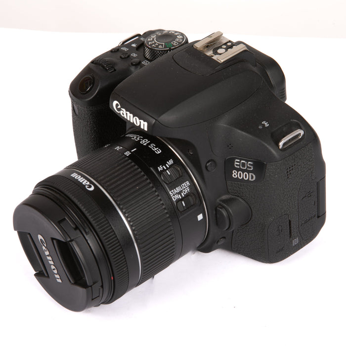 Canon EOS 800D + 18-55 F/3.5-5.6 IS II