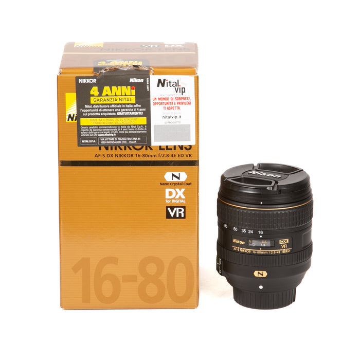 Nikon AF-S Nikkor 16-80mm F/2.8-4.0E ED VR DX N - Usato