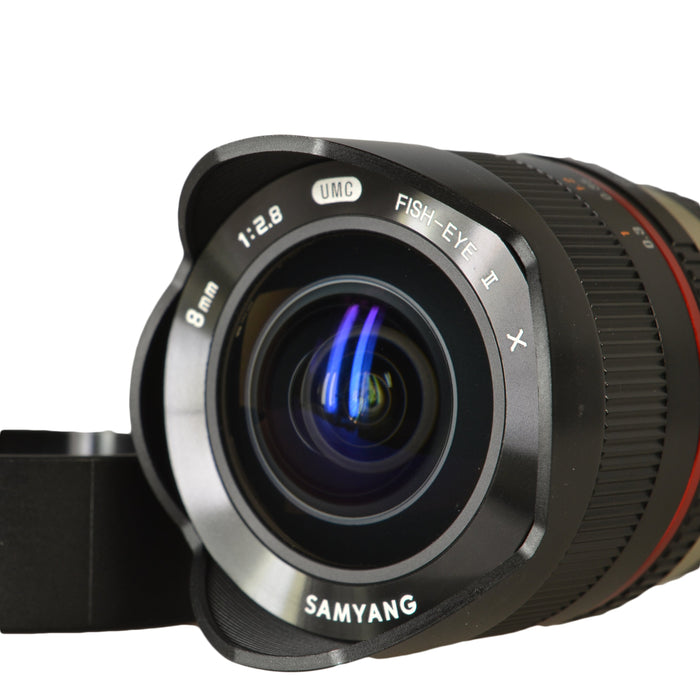SAMYANG 8mm f2.8 UMC FISH-EYE II FUJI X - USATO