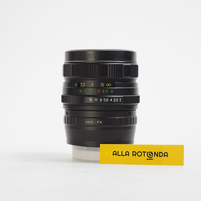 Zenit Helios M44-4 58mm f/2 + adaoter Fuji XF USATO