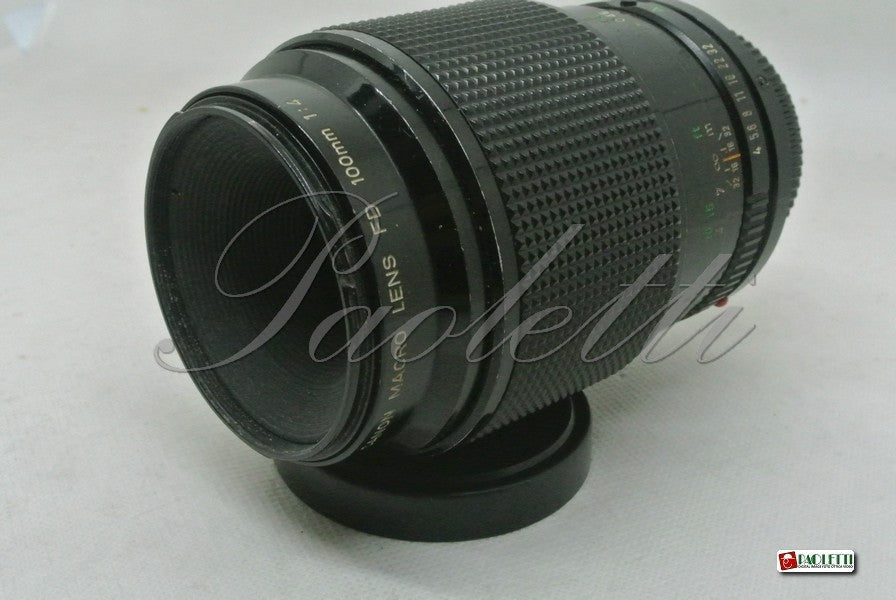 Canon FD 100 mm 1 :4 Macro Usato