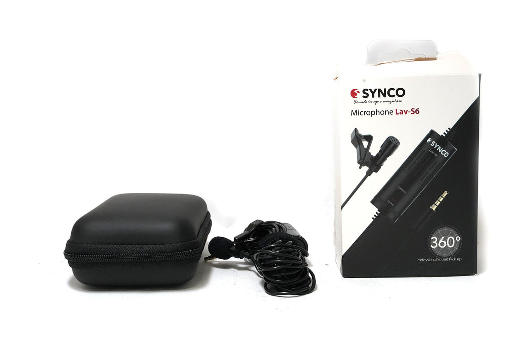 ACCESSORIO PER FOTOCAMERE MICROFONO SYNCO LAV S6