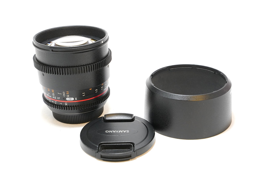OBIETTIVO MANUALE SAMYANG 85MM F1.5 T AS IF UMC II PER CANON EF