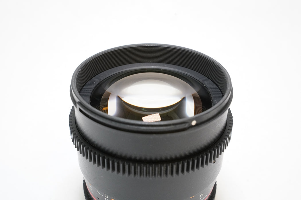 OBIETTIVO MANUALE SAMYANG 85MM F1.5 T AS IF UMC II PER CANON EF
