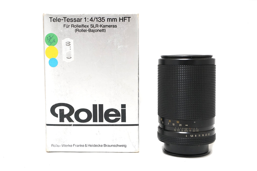 Obiettivo manuale Rollei Tele Tessar 135mm f4 hft per Rollei