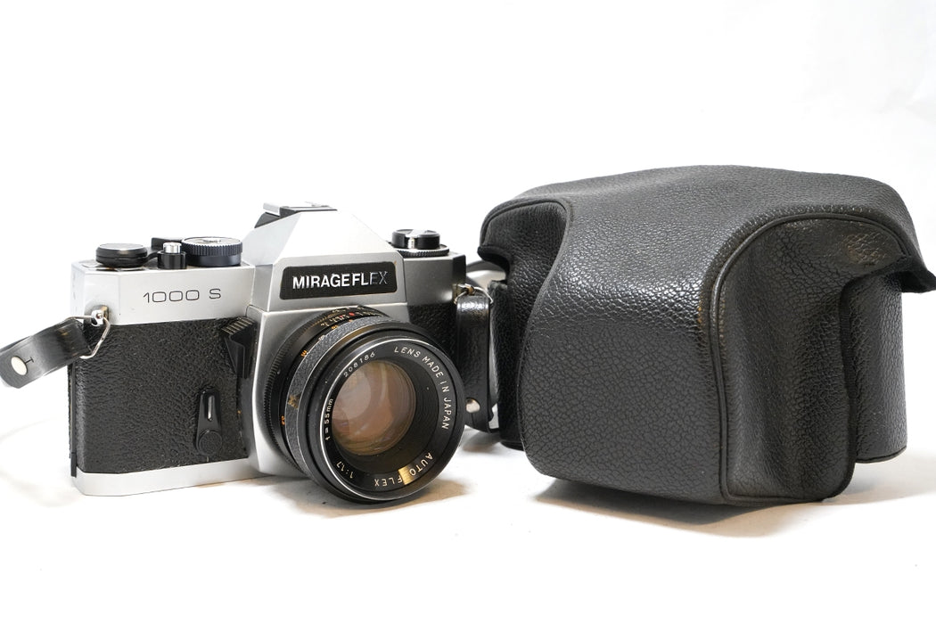 Fotocamera analogica Mirageflex 1000s con 55mm f1.7 -leggi-