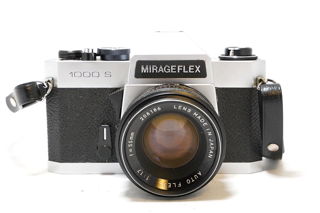 Fotocamera analogica Mirageflex 1000s con 55mm f1.7 -leggi-