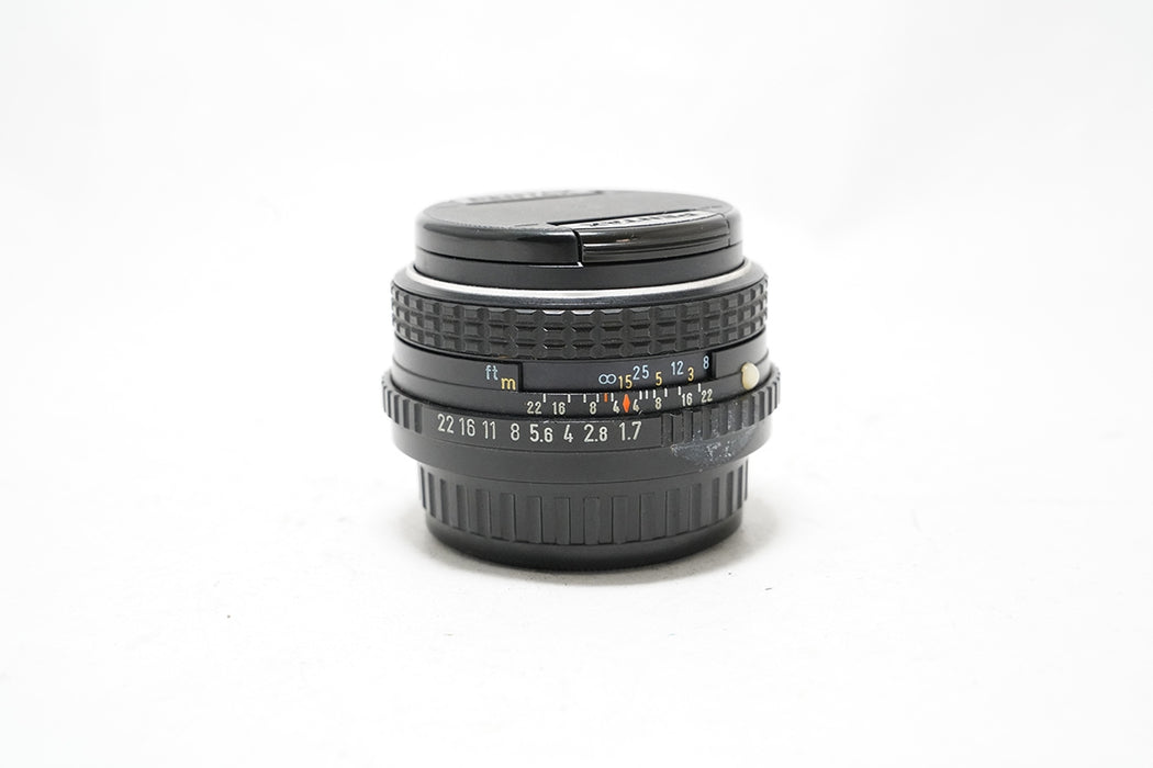 Obiettivo manuale Pentax M 50mm F1.7 -leggi-