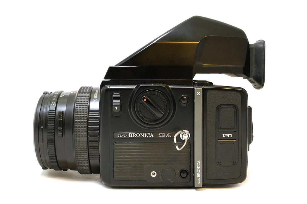 Fotocamera analogica Zenza Bronica SQ-Ai con PS 80mm 2.8 -leggi-