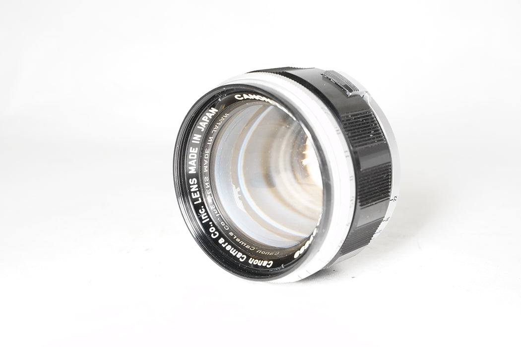 Obiettivo manuale Canon 50mm F1.2 Mmount -leggi-