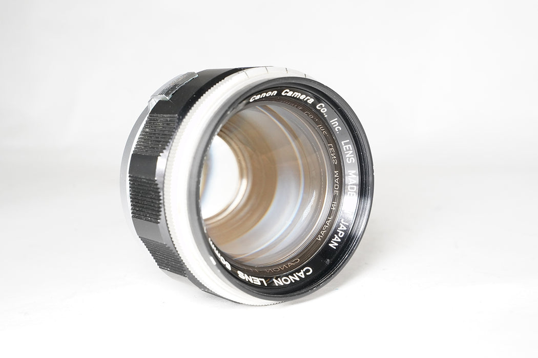 Obiettivo manuale Canon 50mm F1.2 M mount -leggi-