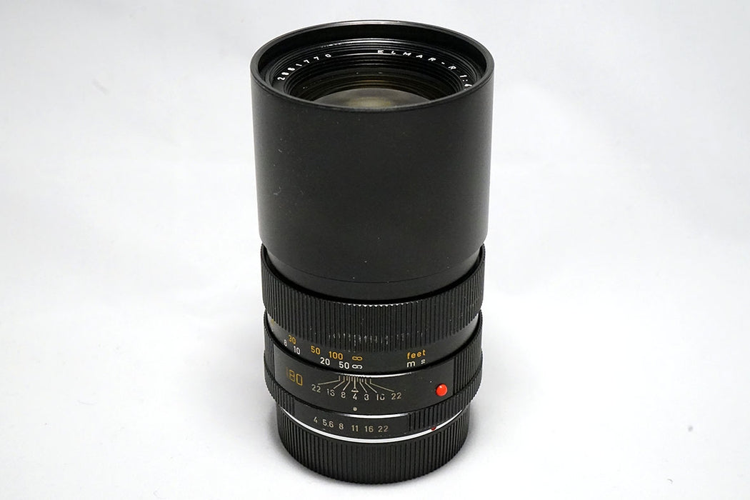 Leica Elmar-R 180mm F4 con Piccoli Segni D'uso sul Barilotto