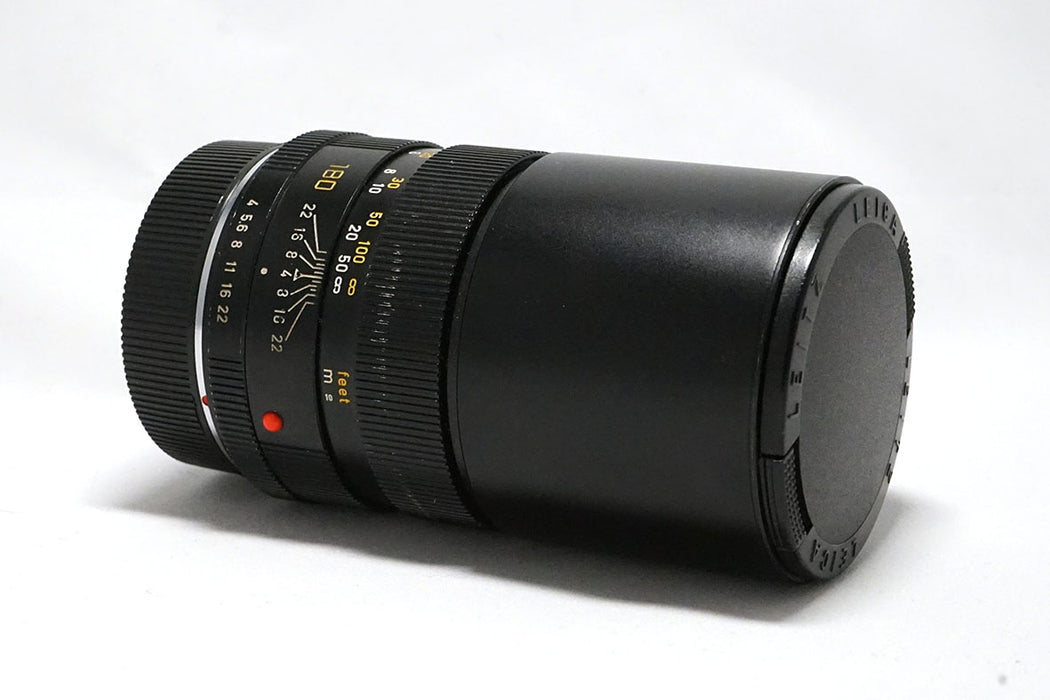 Leica Elmar-R 180mm F4 con Piccoli Segni D'uso sul Barilotto