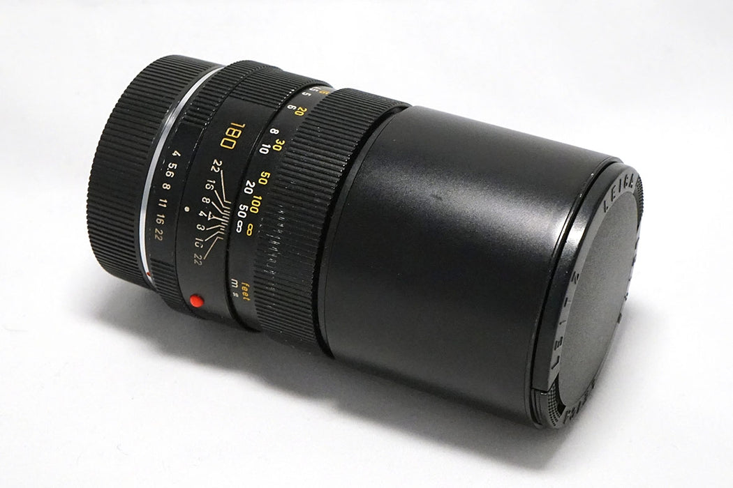 Leica Elmar-R 180mm F4 con Piccoli Segni D'uso sul Barilotto