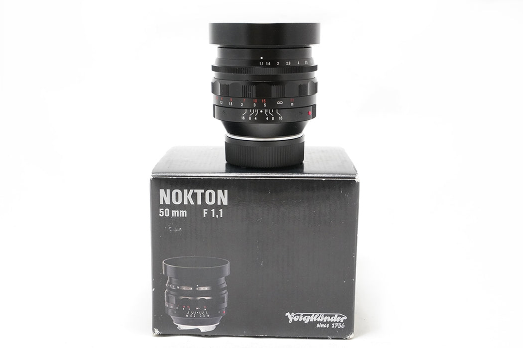 Obiettivo manuale Voigtlander VM Nokton 50mm F1.1 -leggi-