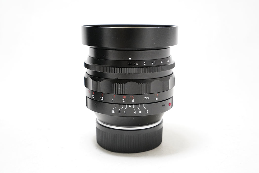 Obiettivo manuale Voigtlander VM Nokton 50mm F1.1 -leggi-