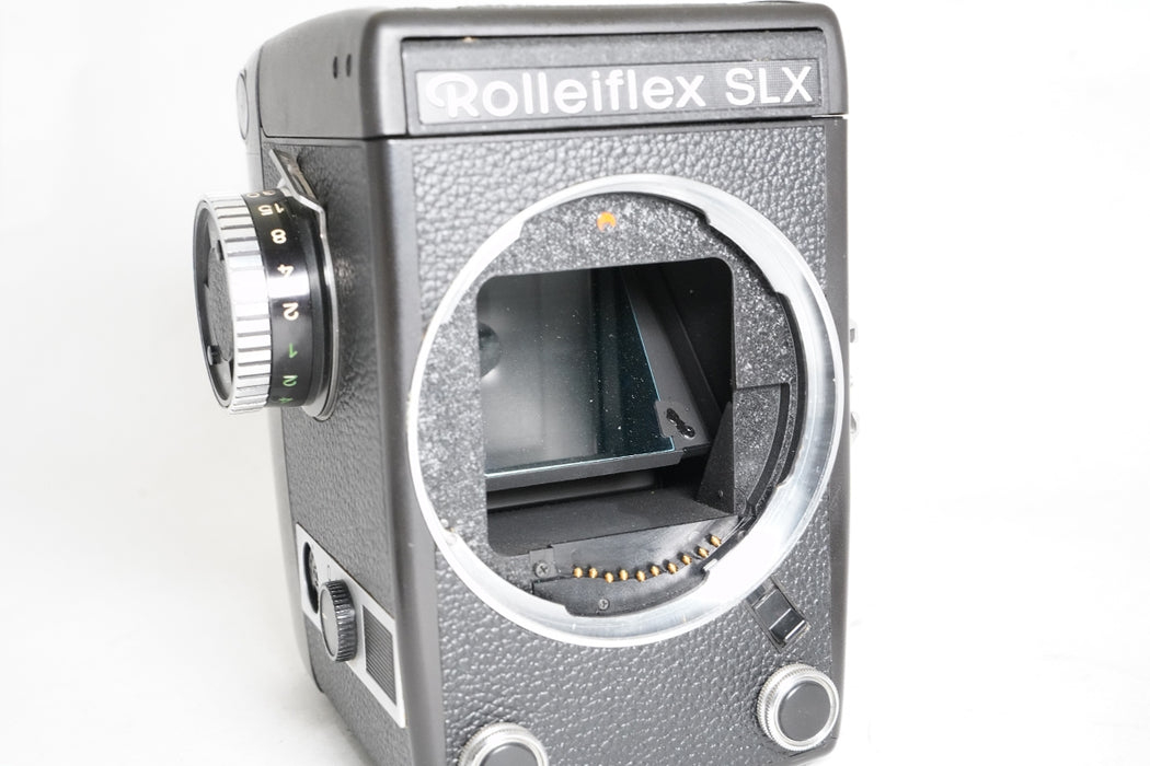 Fotocamera analogica Rolleiflex SLX con Xenotar 80mm F2.8 HFT -leggi-