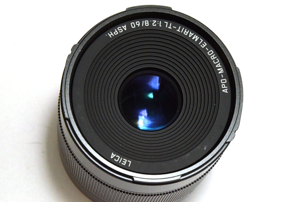 Leica APO-Macro-Elmarit-TL 60 mm f2.8 ASPH. con Tappi Senza Scatola Ottimo