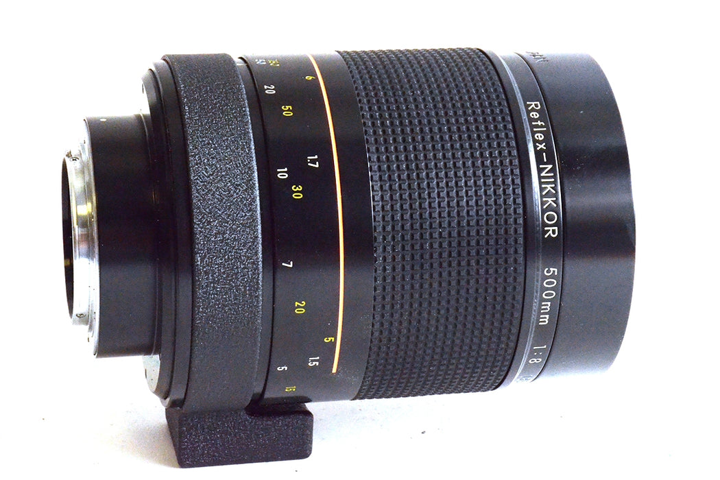 Obiettivo manuale Nikkor 500mm F8 con accessori -leggi-