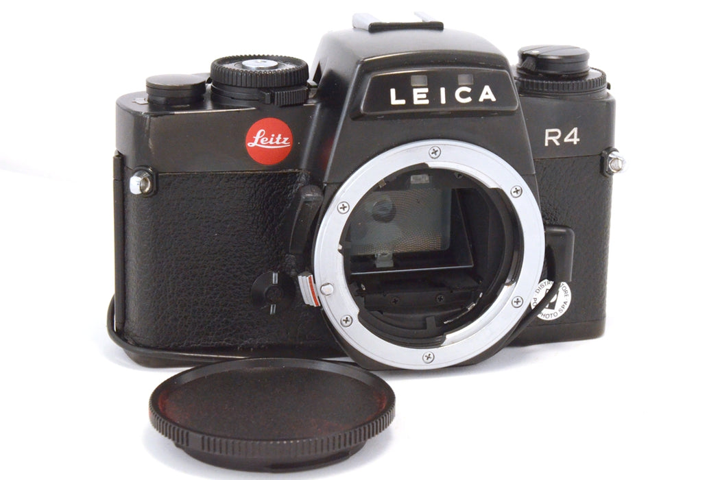 Leica R4 Solo Corpo Nera / Body Black con Data Back, Cofanetto e Scatola