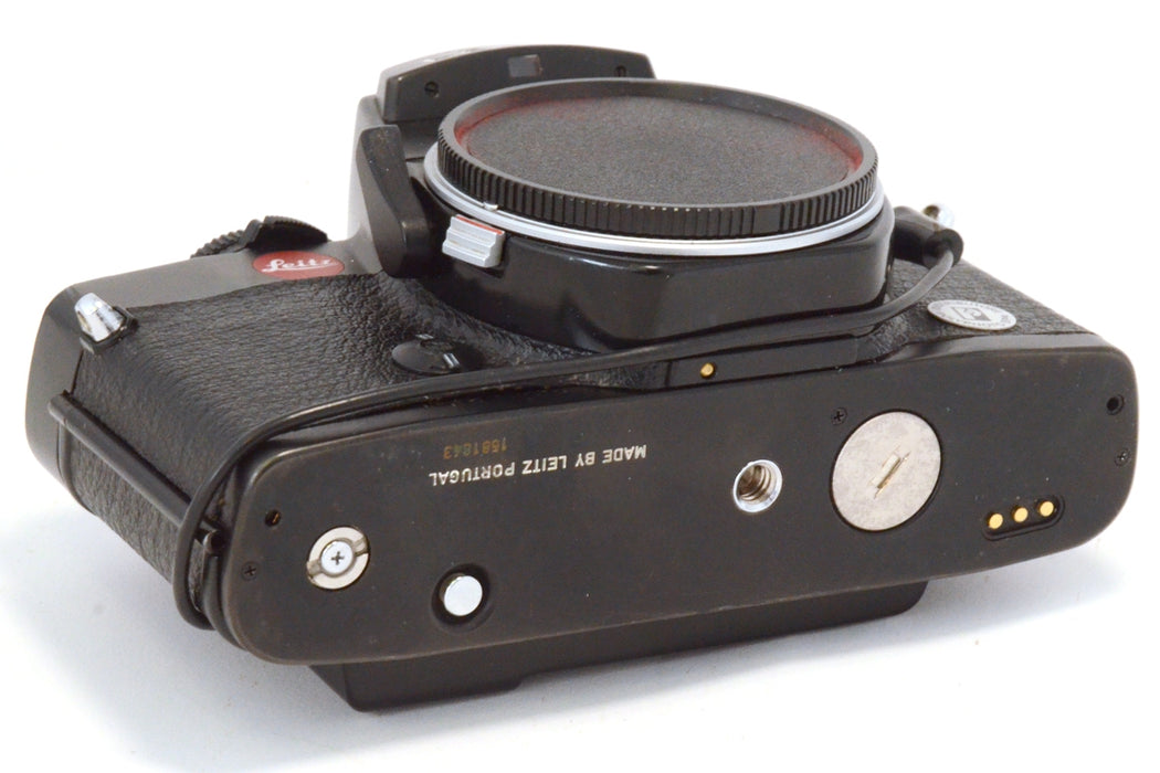 Leica R4 Solo Corpo Nera / Body Black con Data Back, Cofanetto e Scatola