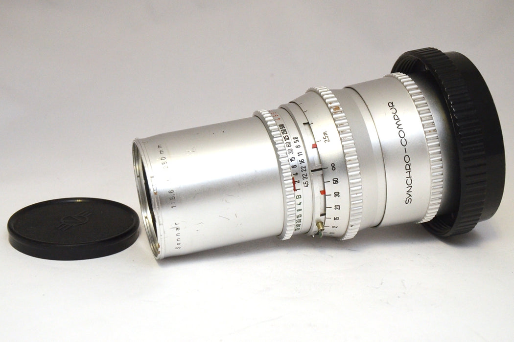 Hasselblad Zeiss Sonnar C 250mm F5.6 Cromo Usato con Segni Evidenti