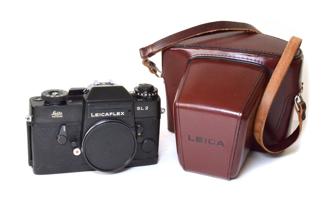 Fotocamera analogica Leicaflex SL2 Nera Bella con custodia