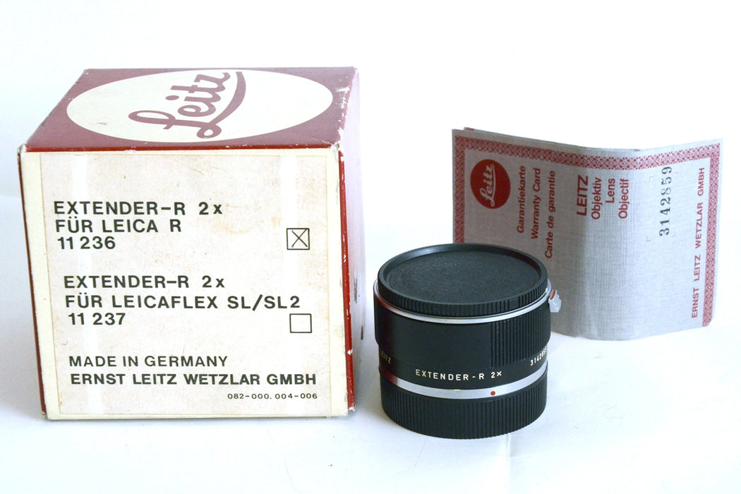 Leica 11236 Extender-R 2x Duplicatore di Focale Scatolato con Documenti